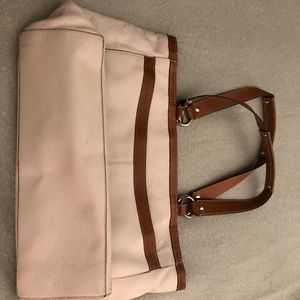 Coach tote- winter white